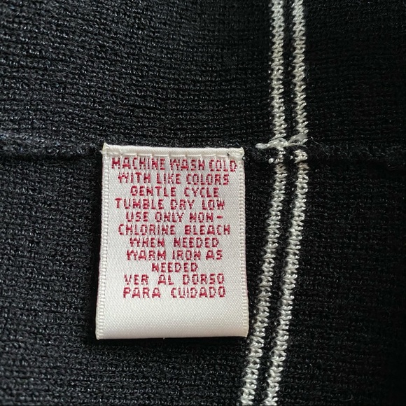 Worthington Vintage Striped Button Up Sweater - Picture 14 of 16